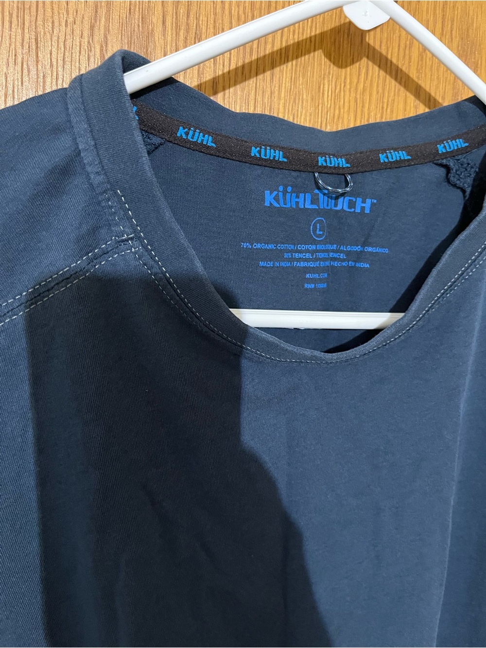 Kuhl Men’s Short Sleeve Navy Performance Tee - Picture 2 of 4
